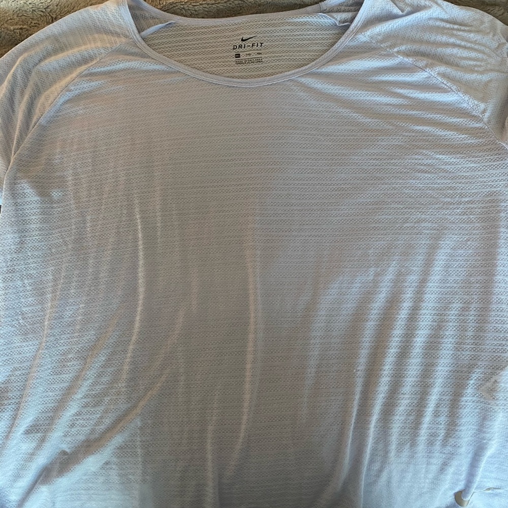 light blue nike tank top